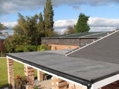 Rubber Flat Roofing - Clement Double Glazing